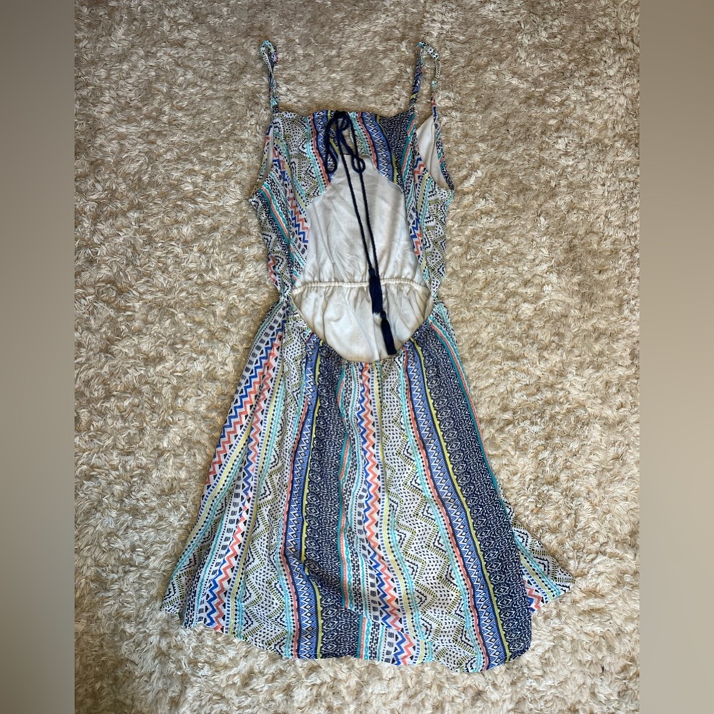 Women’s ocean drive backless summer dress